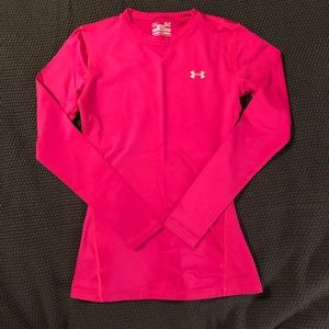 Pink Under Armour Cold Gear Long Sleeve